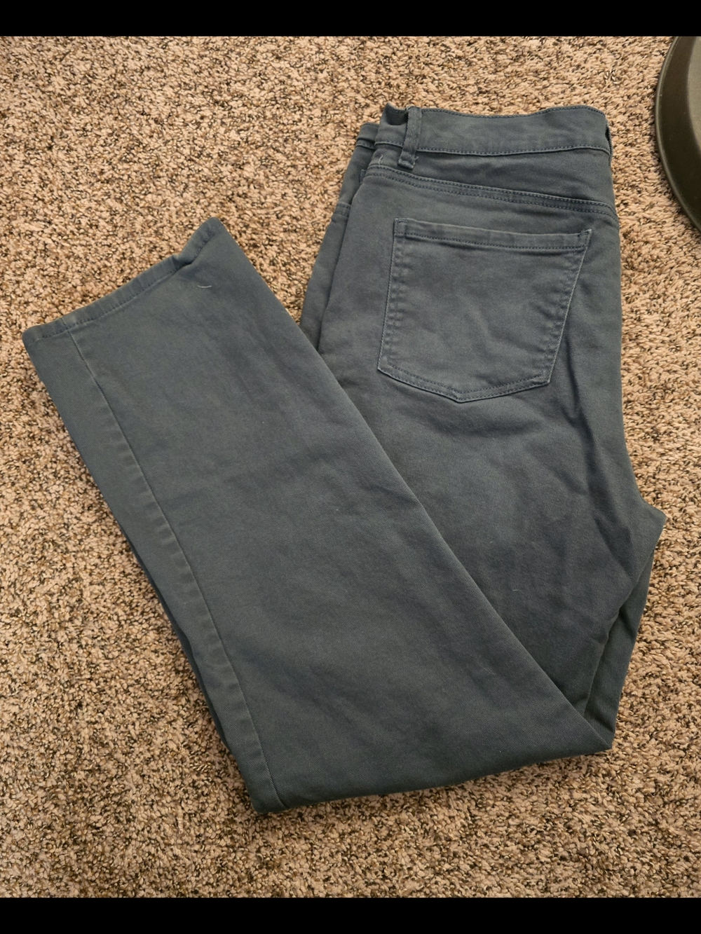 Gloria Vanderbilt Amanda Straight Jeans in Sage Green